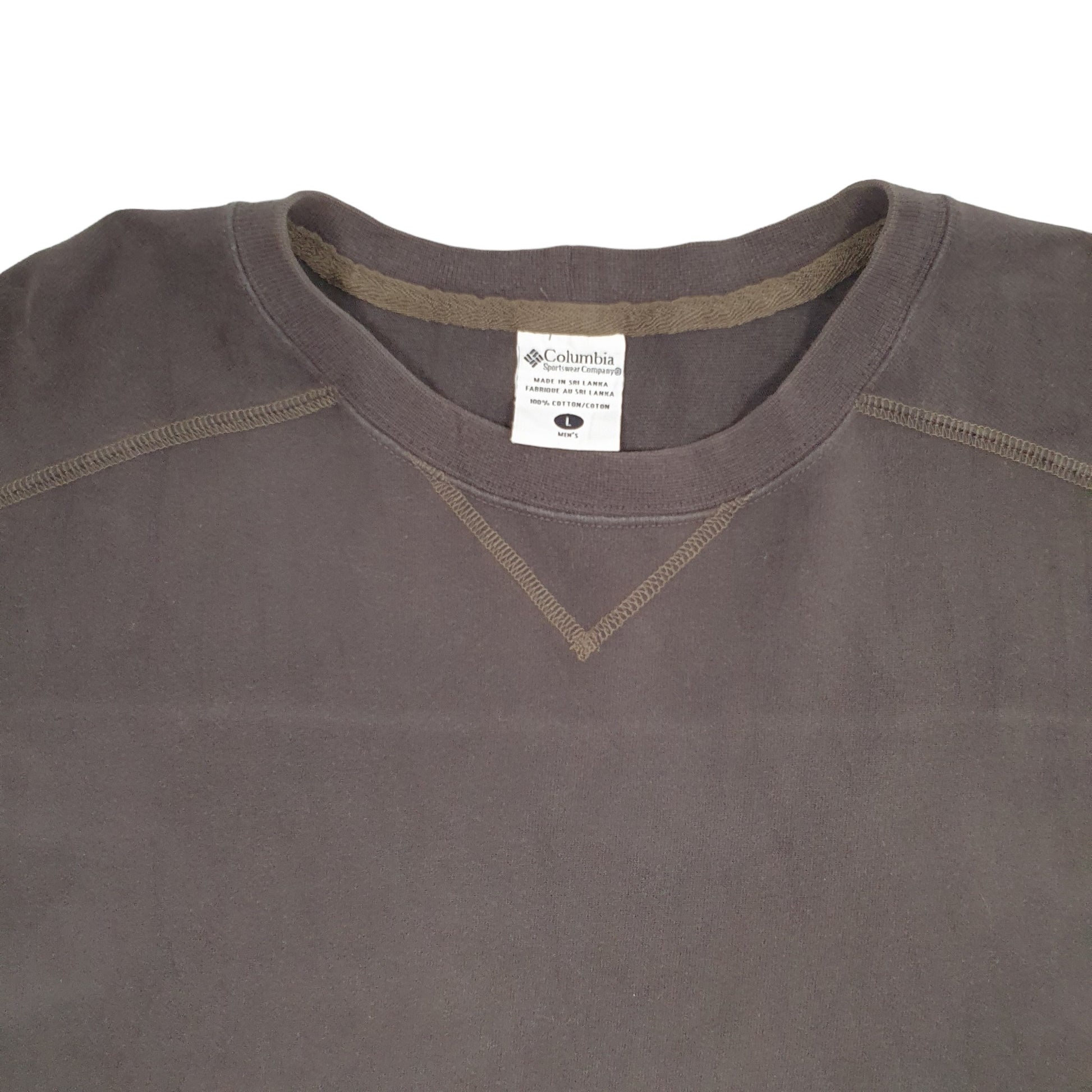 Mens Brown Columbia Sportswear  Crewneck Jumper