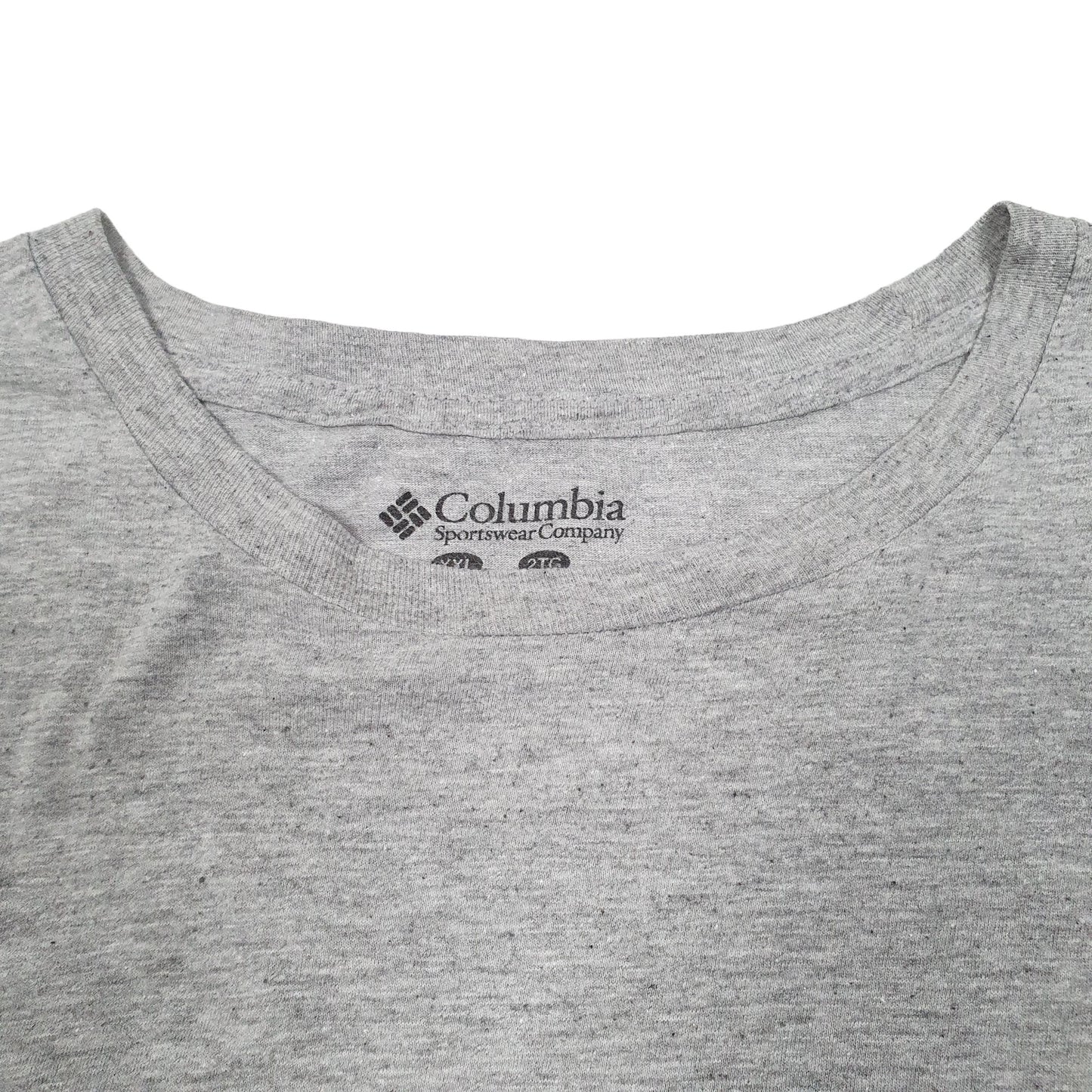 Mens Grey Columbia Sportswear  Short Sleeve T Shirt