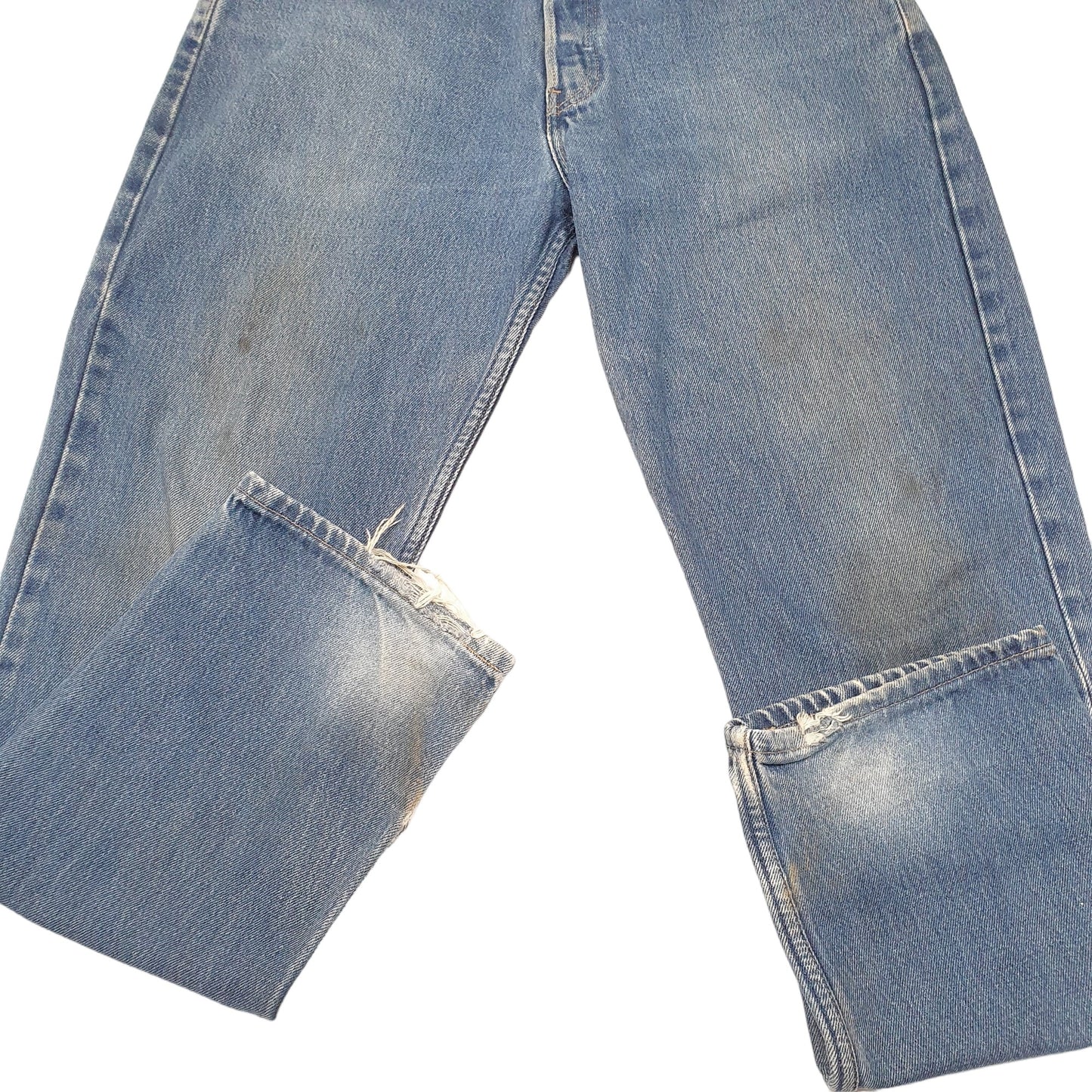 Mens Blue Levis Straight 582 JeansW34 L32