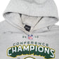 Mens Grey NFL 2010 Superbowl Champions Green Bay Packers Football Hoodie Jumper
