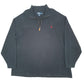 Mens Black Polo Ralph Lauren  Quarter Zip Jumper