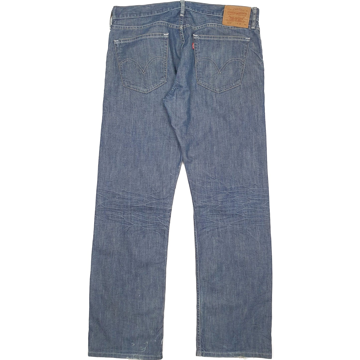 Levis 514 Straight Fit 1990's Jeans W36 L32 Blue
