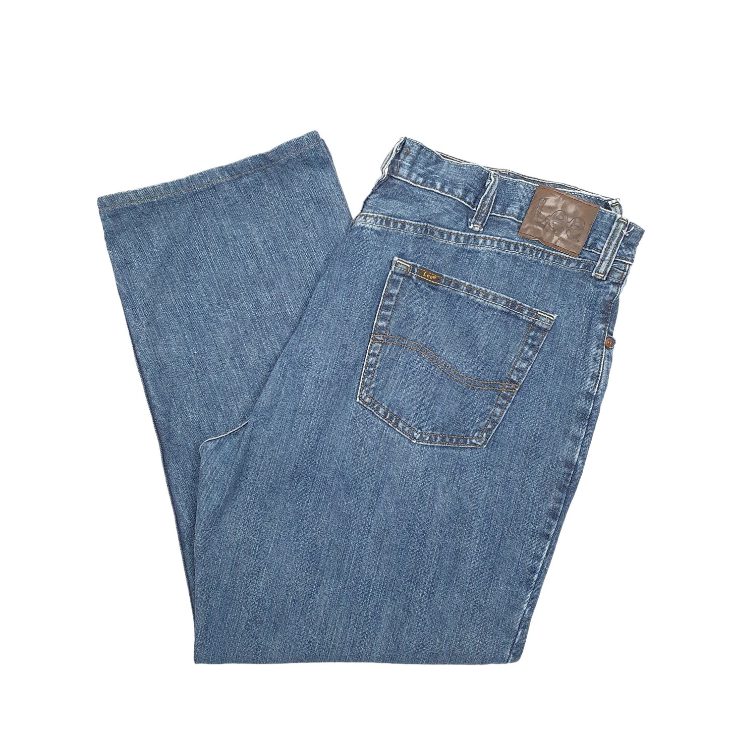 Lee Regular Straight Fit Jeans W40 L30 Blue