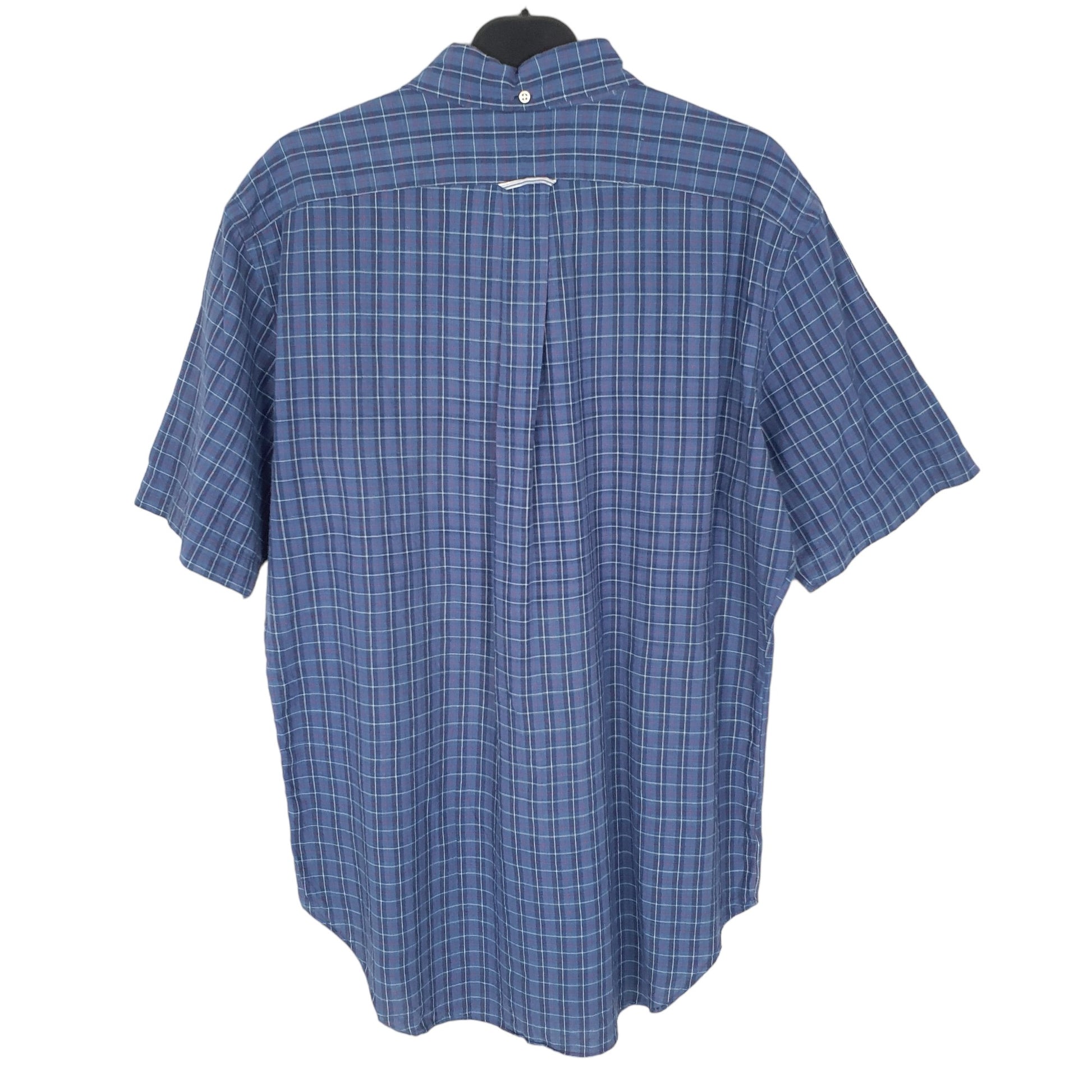 Ralph Lauren Short Sleeve Classic Fit Check Shirt Blue