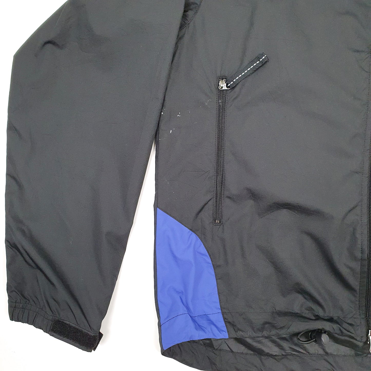 Mens Black Nike Climafit Running Hi Vis Sport Track Top Coat