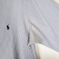 Polo Ralph Lauren Long Sleeve Custom Fit Striped Shirt Blue