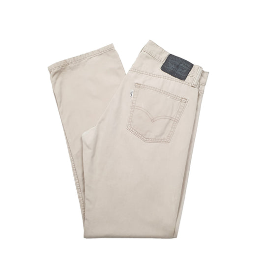 Levis 514 Straight Fit Jeans W32 L32 Beige