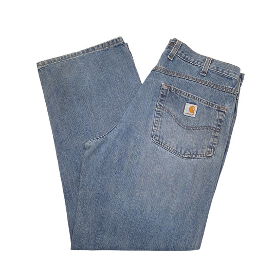 Mens Blue Carhartt  Carpenter JeansW36 L32