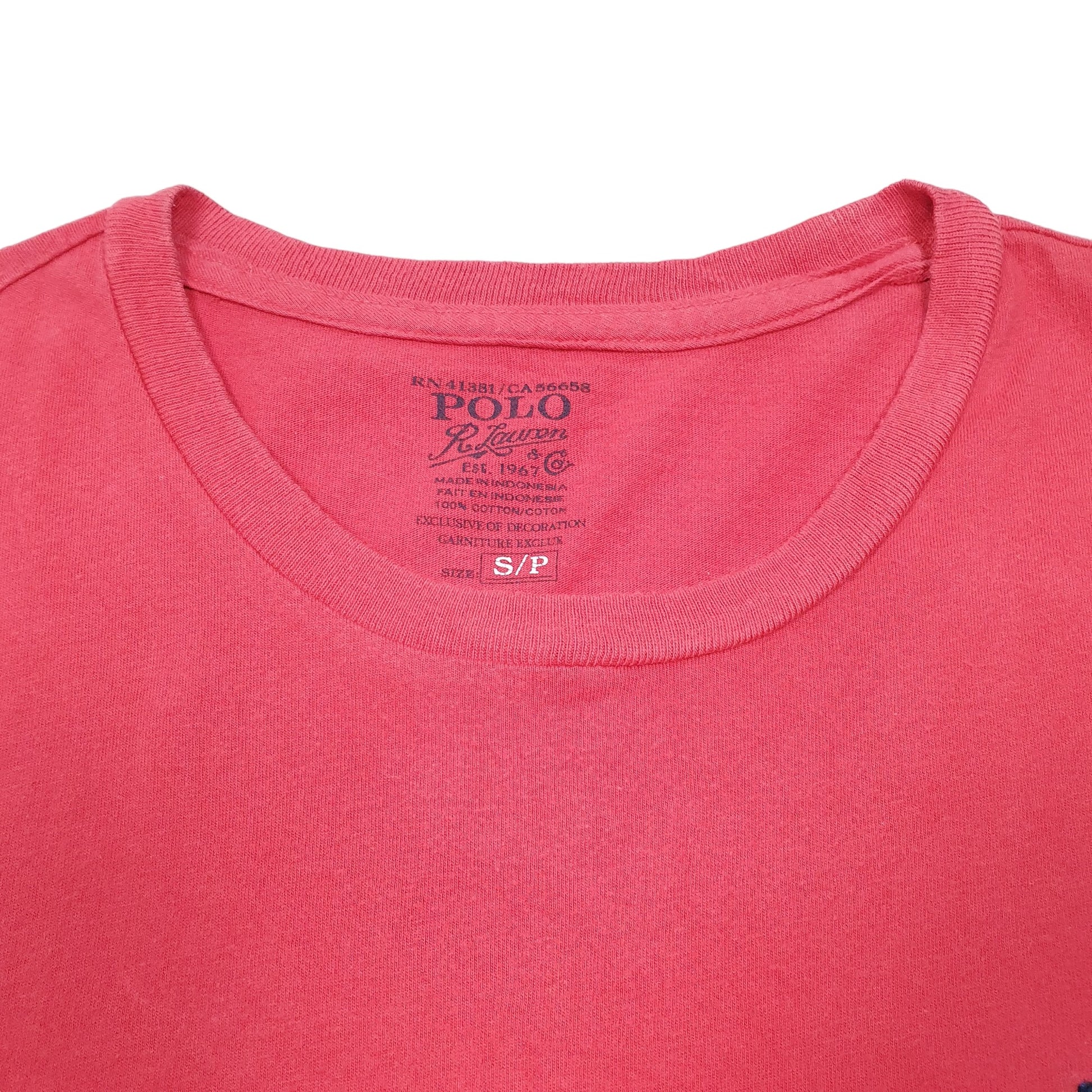 Mens Red Ralph Lauren Polo Short Sleeve T Shirt