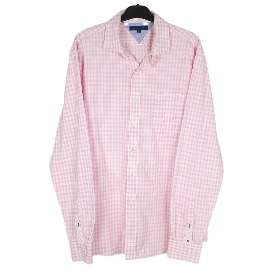 Pink Tommy Hilfiger Long Sleeve Shirt