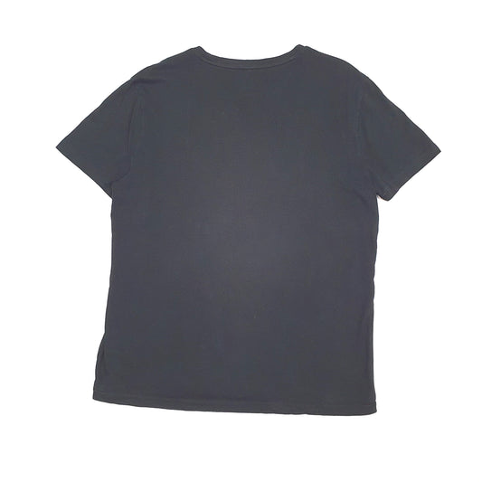 Mens Black Ralph Lauren Custom Fit Short Sleeve T Shirt