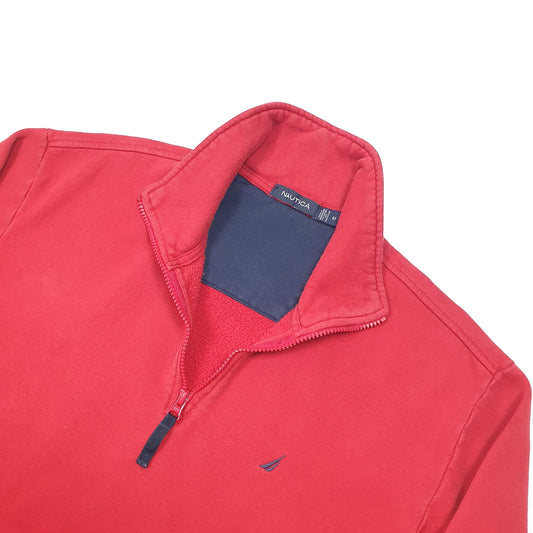 Nautica Quarter Zip M Red