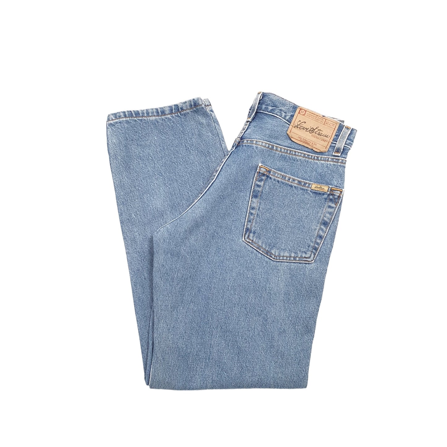 Levis Signature Regular Fit Relaxed Jeans W30 L30 Blue