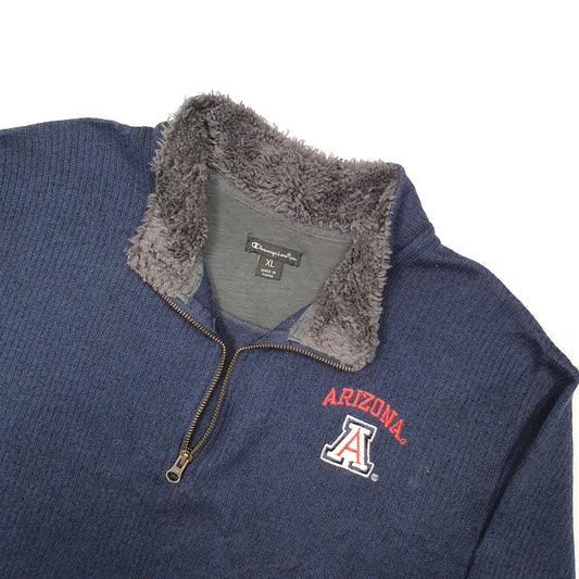 Champion Arizona Quarter Zip Fleece XL Navy