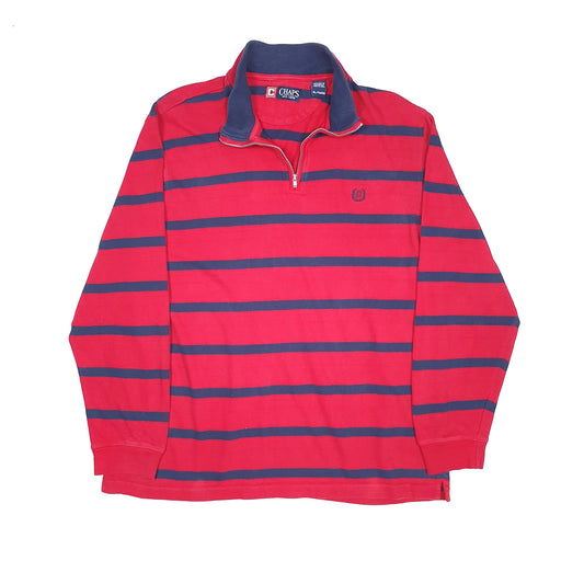 Red Chaps Quarter Zip Jumper