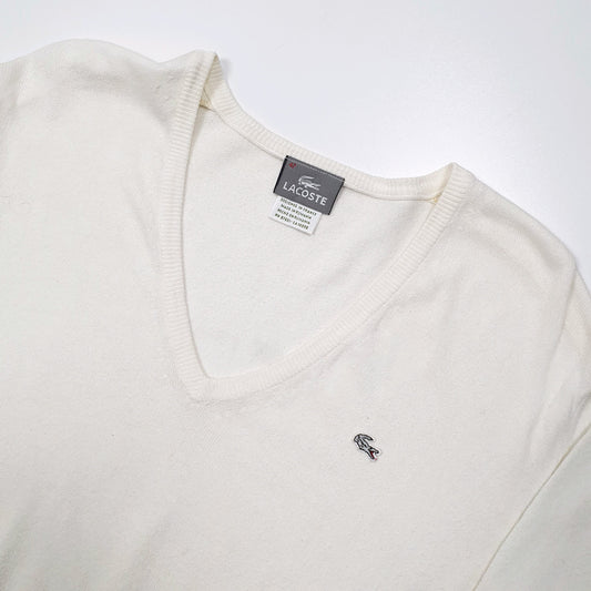 Lacoste V Neck M White