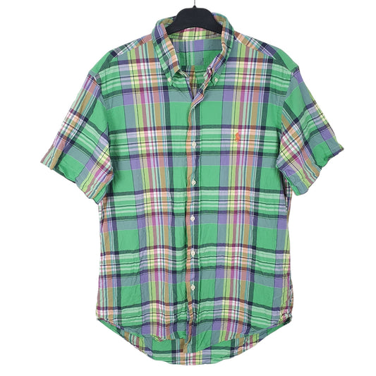 Mens Green Ralph Lauren  Short Sleeve Shirt