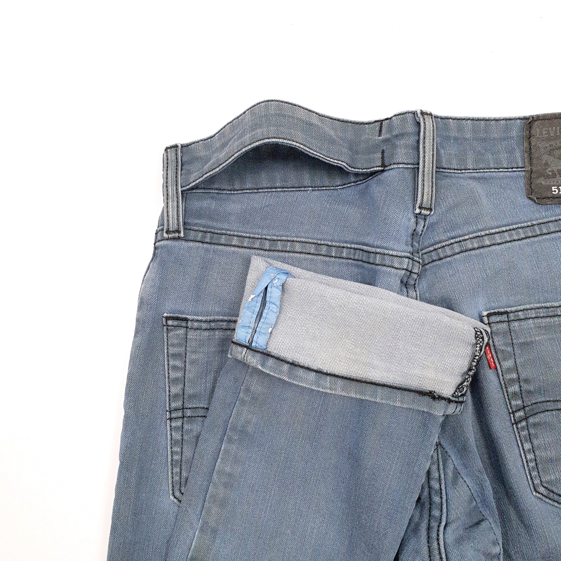 Mens Blue Levis Commuter Cycling 511 JeansW30 L30