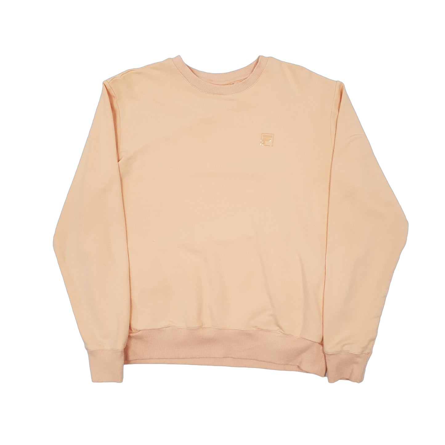 Womens Peach Fila  Crewneck Jumper