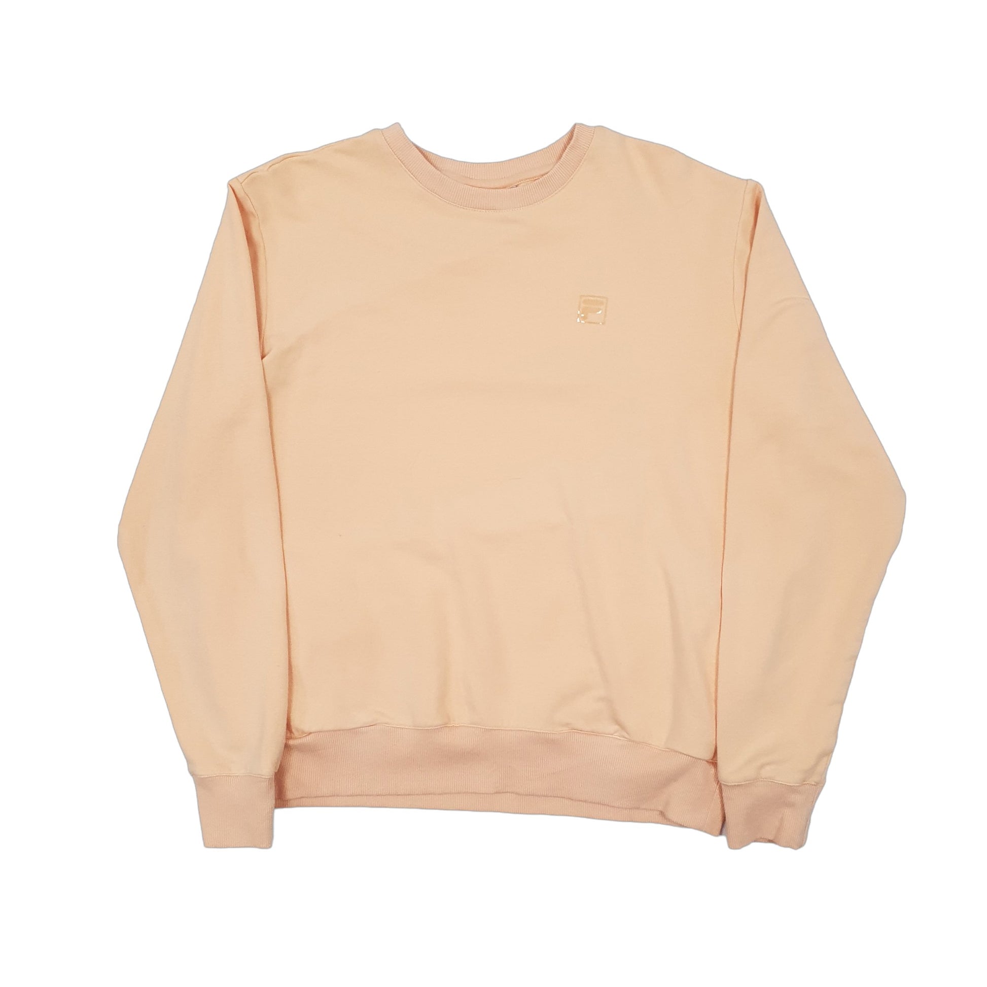 Womens Peach Fila  Crewneck Jumper