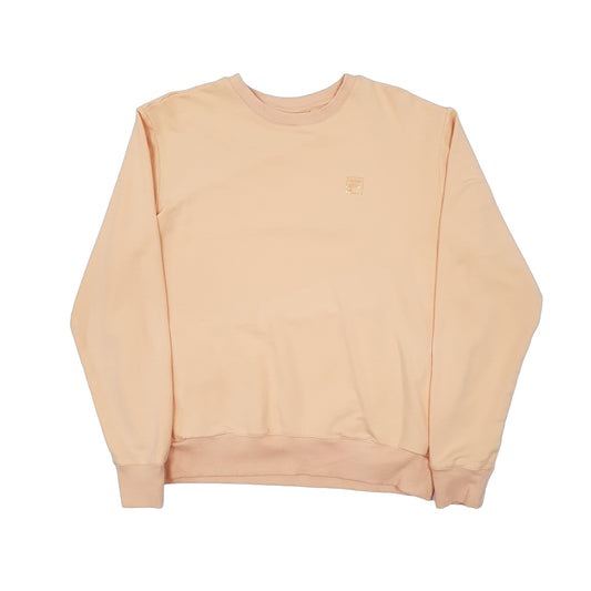 Womens Peach Fila  Crewneck Jumper