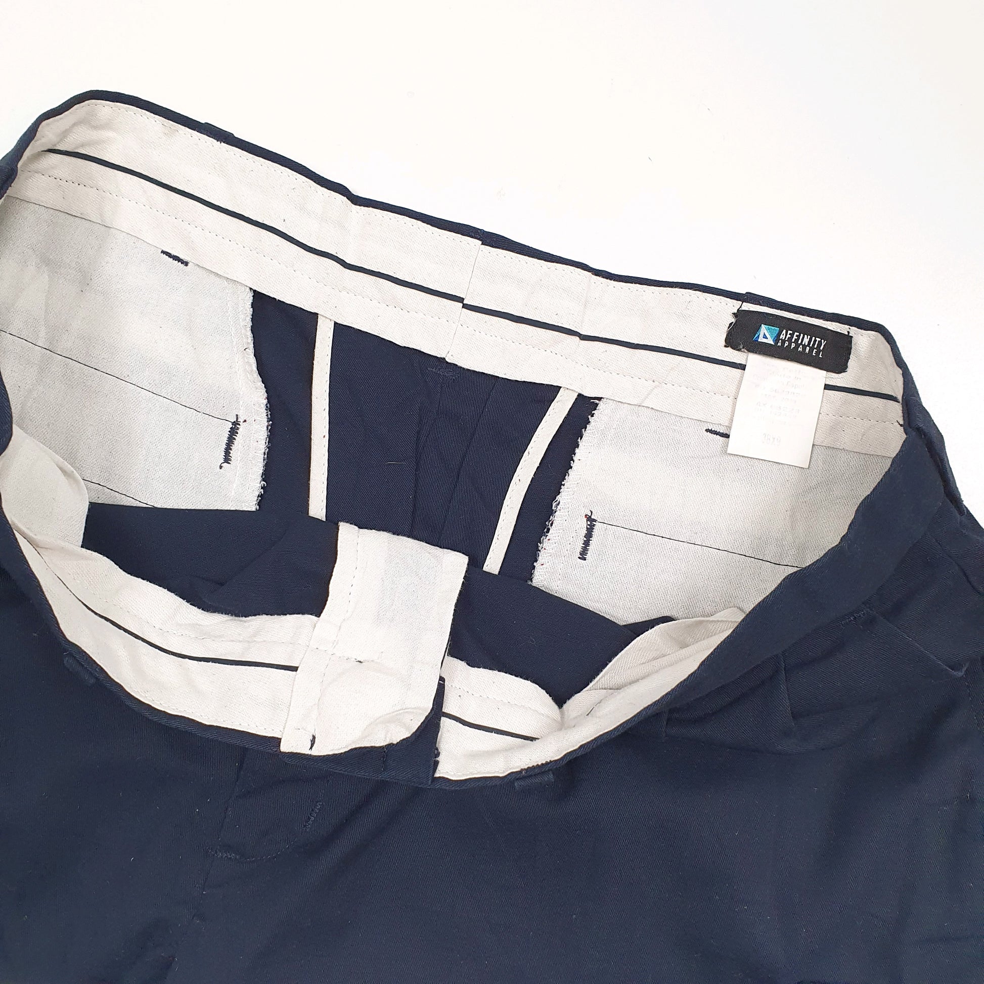 Mens Navy Affinity Apparel  Chino Shorts