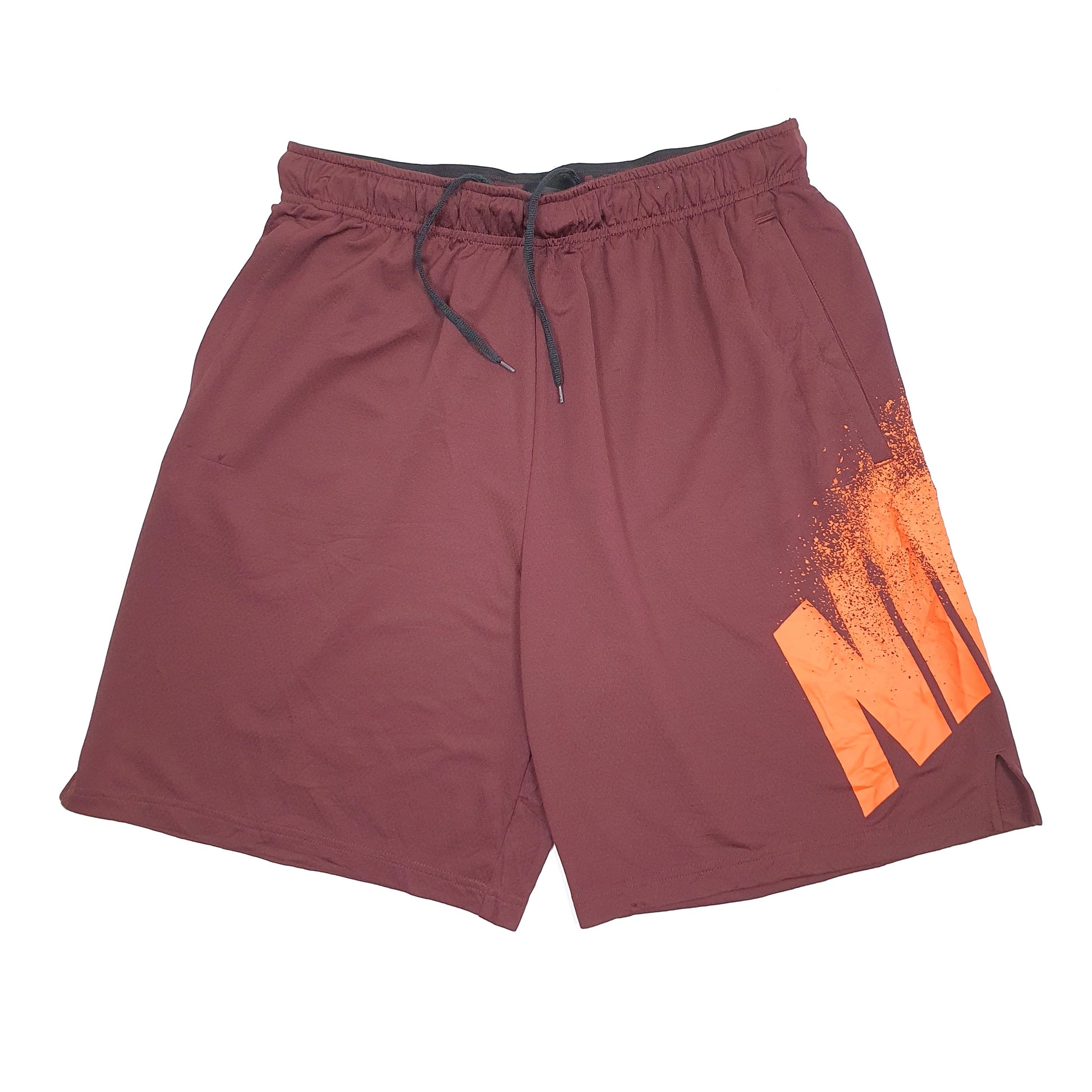 Nike Dri Fit Burgundy Sport Shorts W32 Burgundy