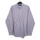 Tommy Hilfiger Long Sleeve Regular Fit Pinstripe Shirt Purple