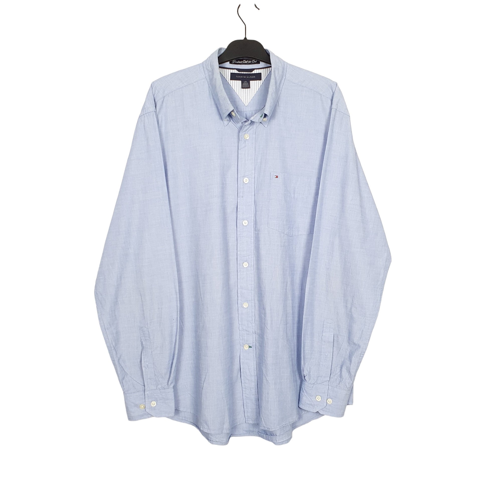 Tommy Hilfiger Long Sleeve Regular Fit Shirt Blue