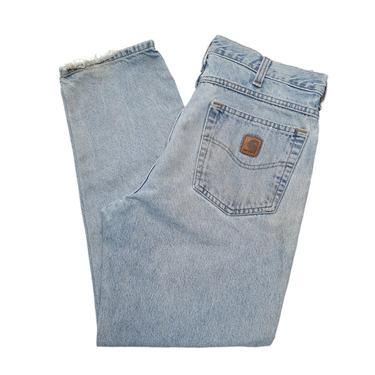 Mens Blue Carhartt  Carpenter JeansW34 L30