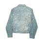 Mens Blue H&M Corduroy Cord Denim Jacket Coat