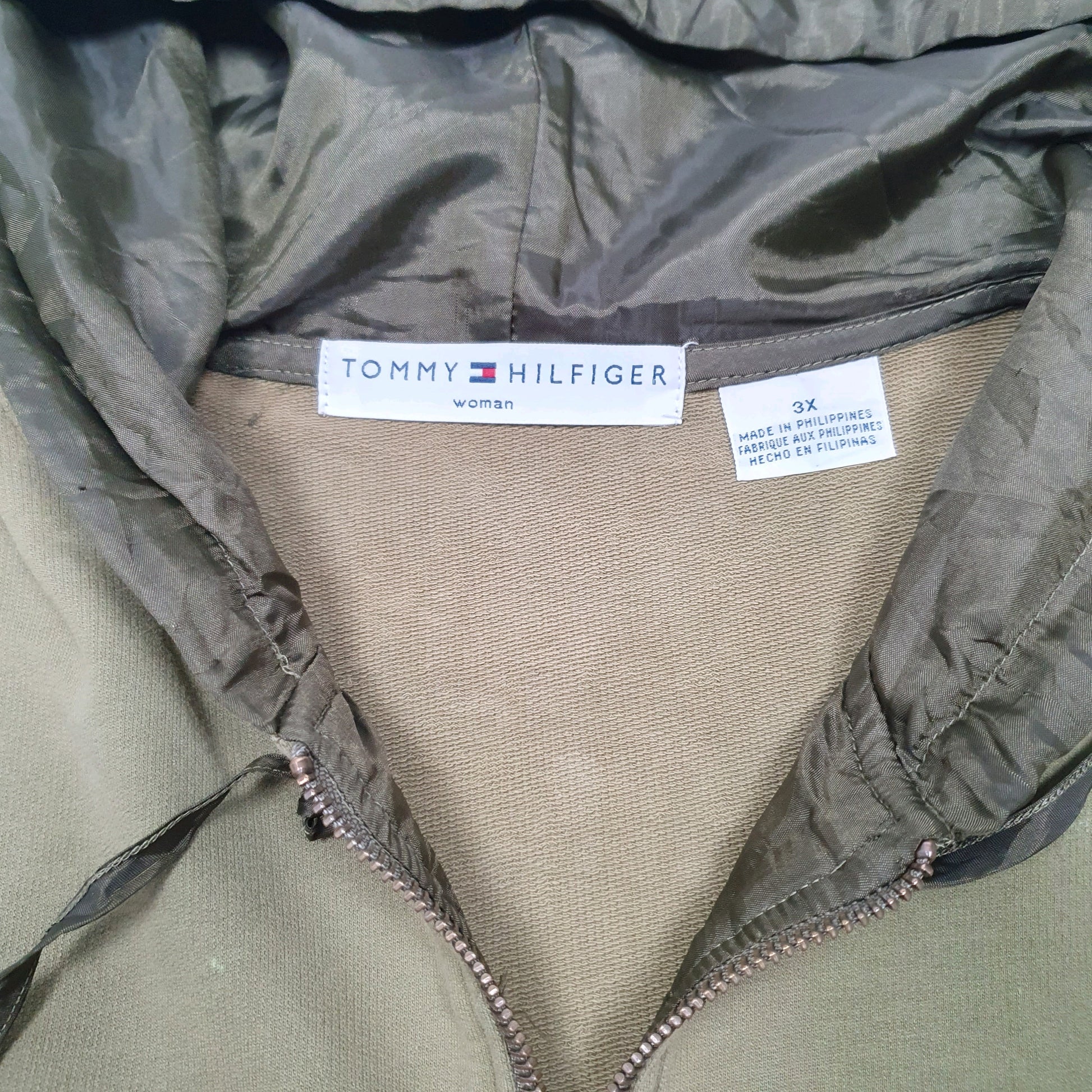 Womens Khaki Tommy Hilfiger  Hoodie Jumper