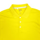 Adidas Short Sleeve Polyester Polo Shirt Yellow