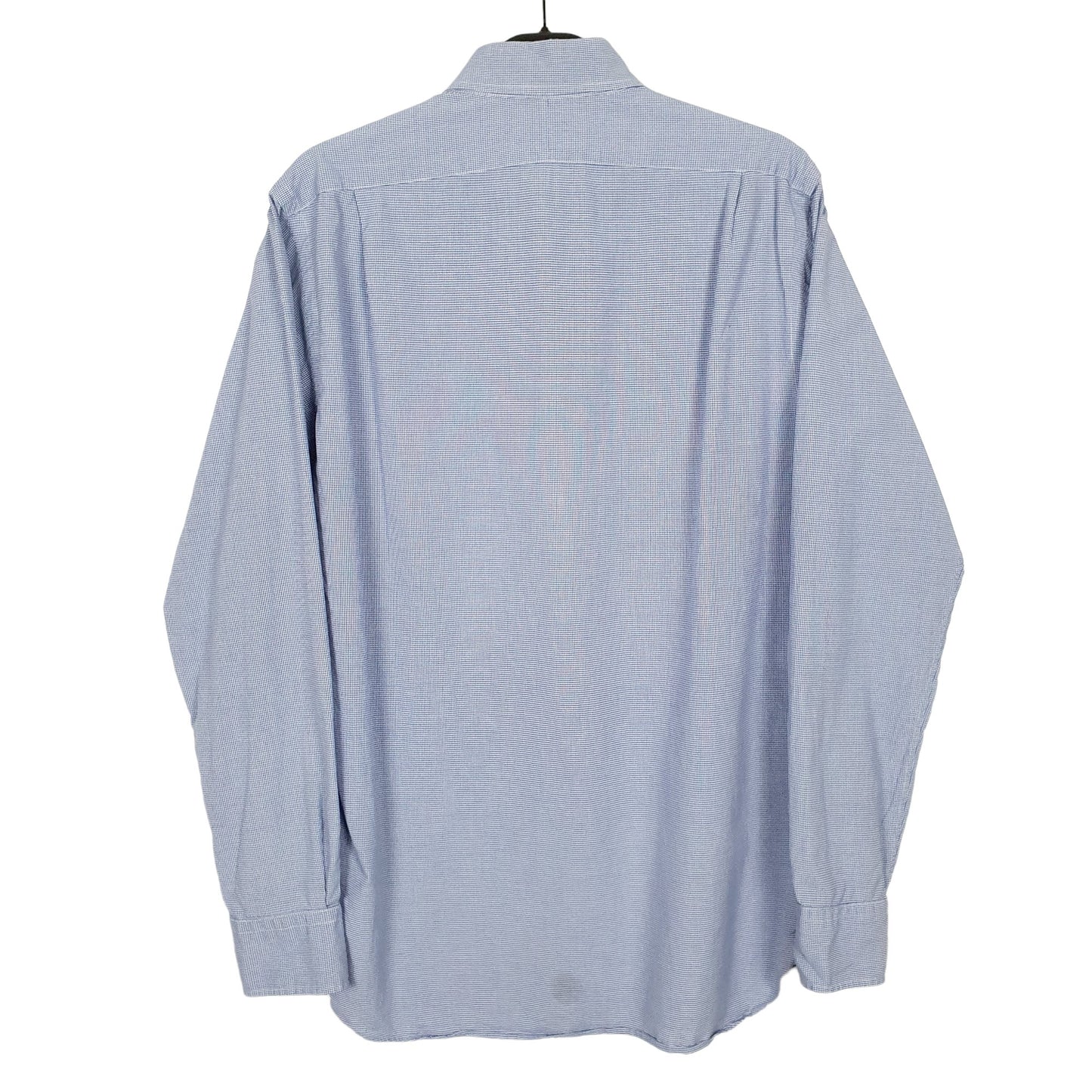 Ralph Lauren Long Sleeve Custom Fit Check Shirt Blue