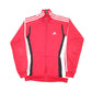 Mens Red Adidas Track Full Zip Jumper