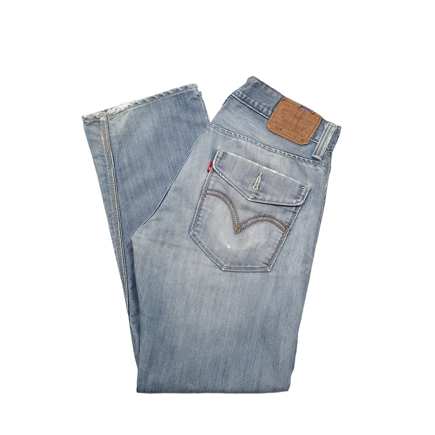 Levis 514 Straight Fit Jeans W32 L30 Blue