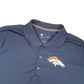 Nike NFL Denver Broncos Short Sleeve Polyester Polo Shirt Navy