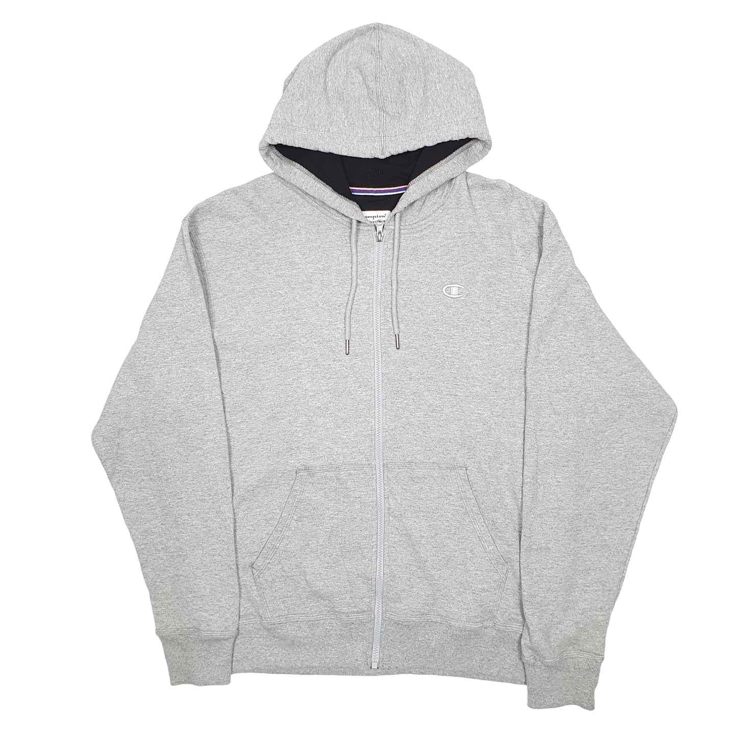 Mens Grey Champion  Full Zip Jumper