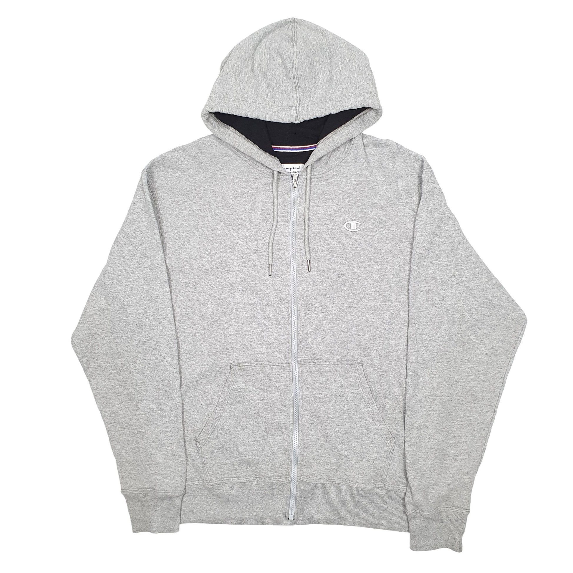 Mens Grey Champion  Full Zip Jumper