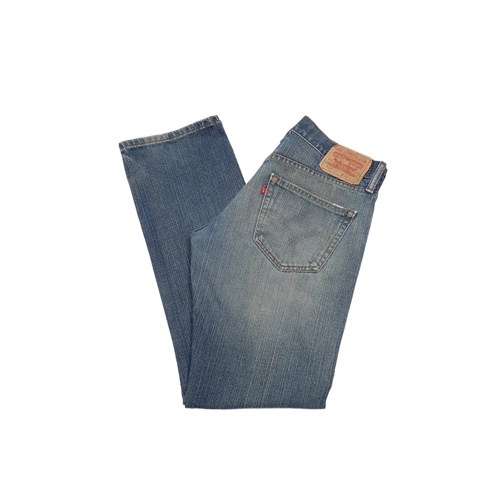 Levis 514 Straight Fit Jeans W30 L30 Blue
