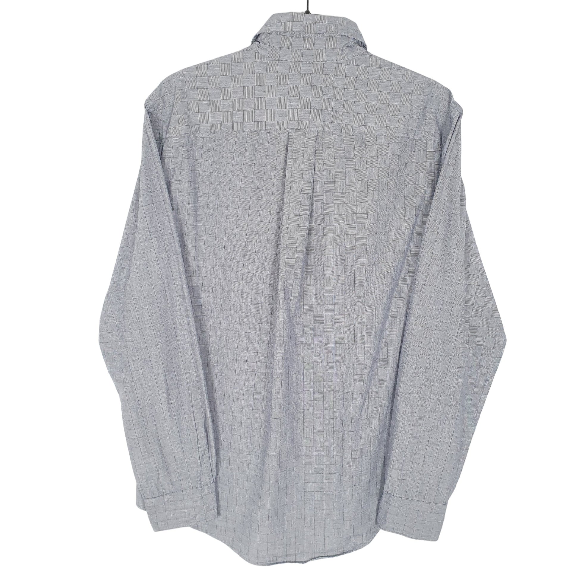 Tommy Hilfiger 80s 2PLY Long Sleeve Regular Fit Check Shirt Grey