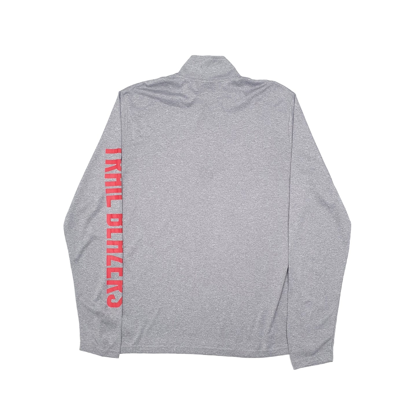 NBA Basketball Trail Blazers Quarter Zip M Grey
