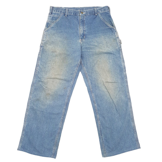 Carhartt Casual Loose Fit Carpenter Jeans W32 L27 Blue