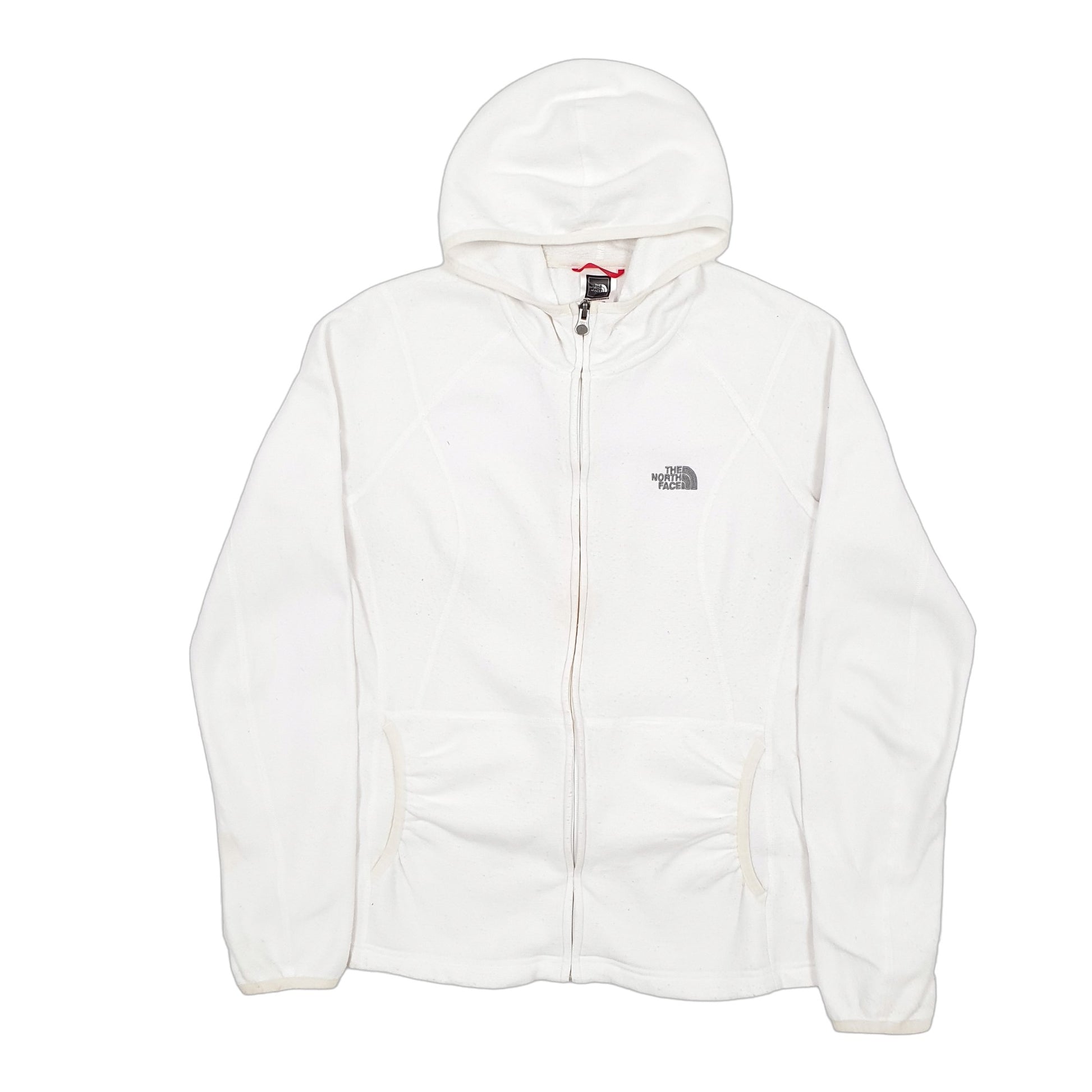 Womens White The North Face Hoodie Full Zip Jumper