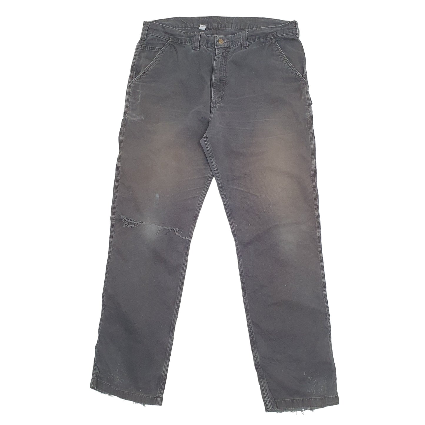 Mens Black Carhartt  Carpenter Trousers