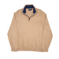 Brown Nautica Quarter Zip Jumper