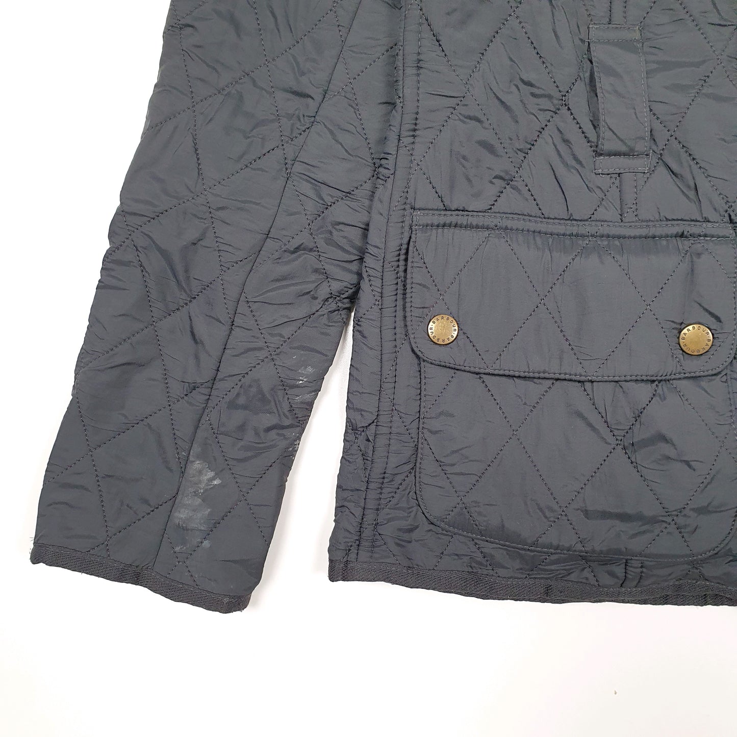 Womens Black Barbour International Polarquilt  Coat