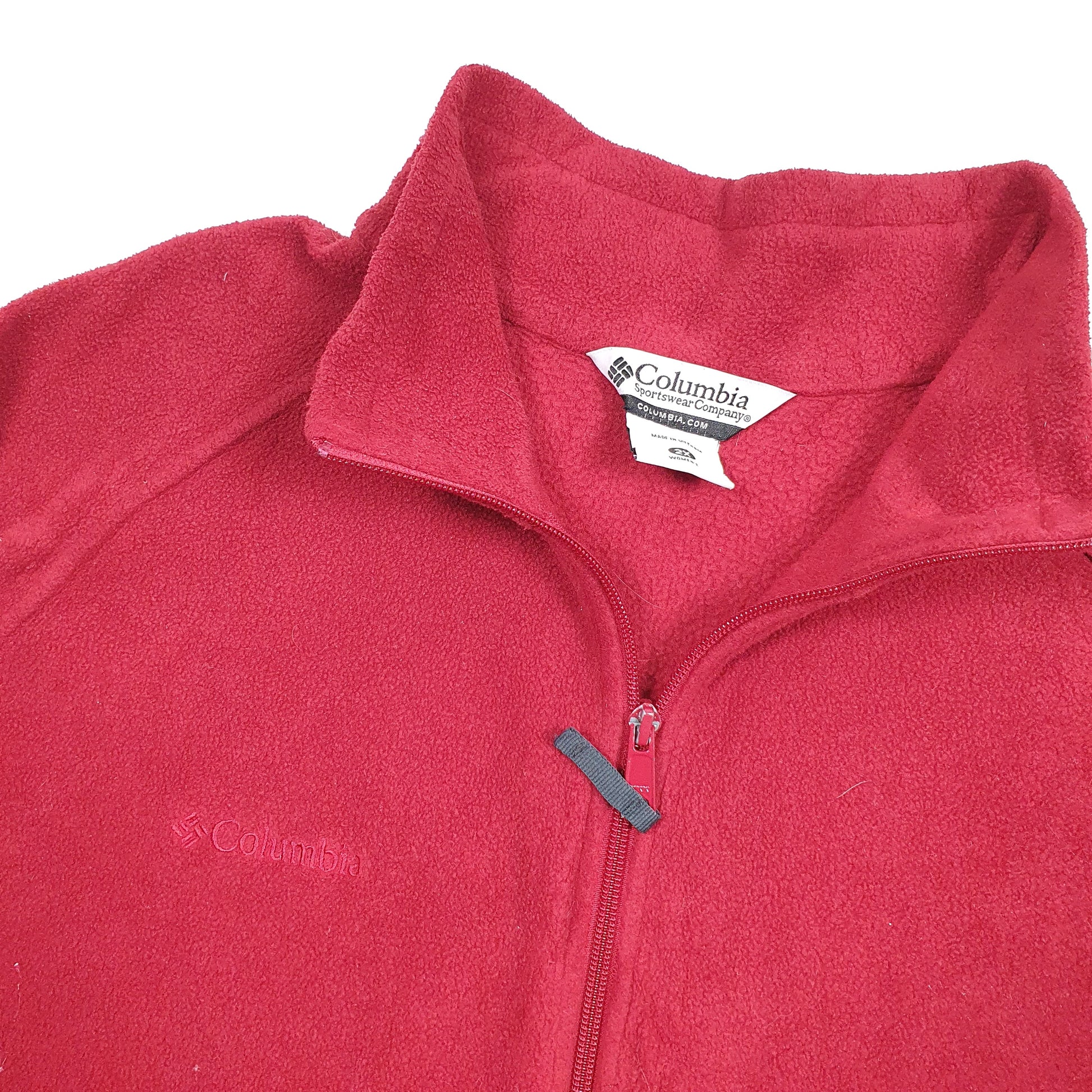 Columbia Sportswear Full Zip Fleece XXL Red