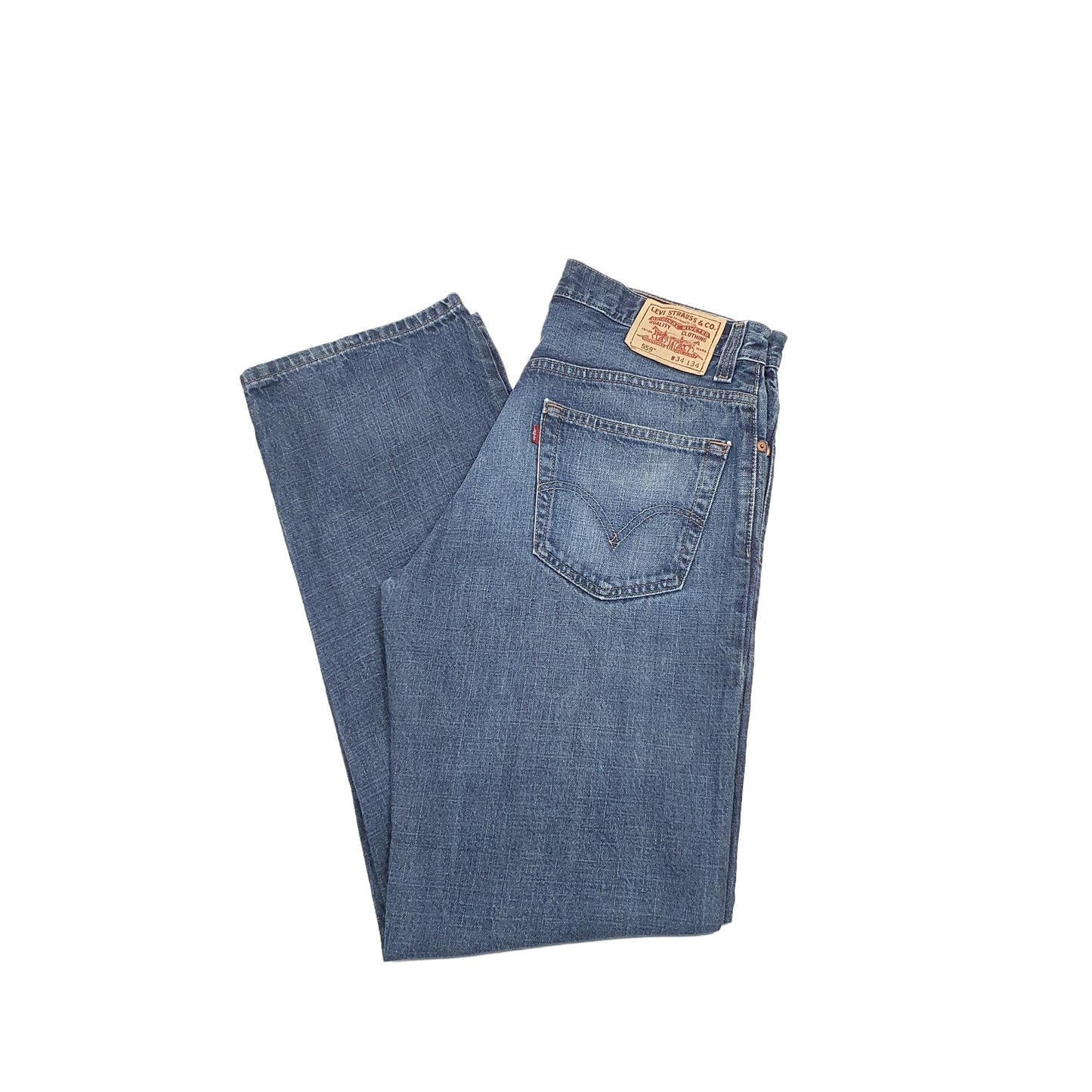 Levis 559 Relaxed Fit Jeans W34 L33 Blue