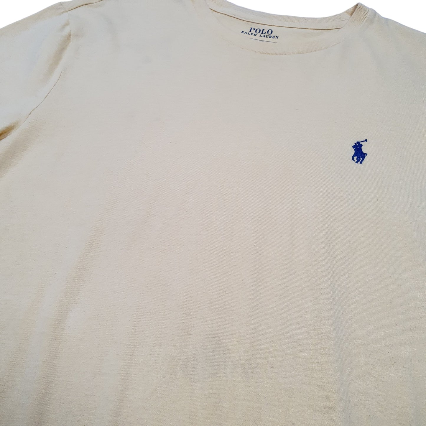 Mens Yellow Polo Ralph Lauren Polo Short Sleeve T Shirt